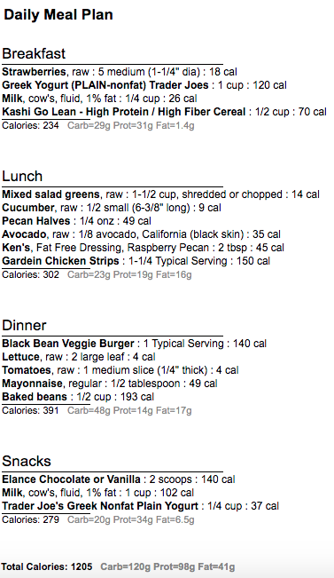 Meatless 1200 day 4